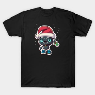 Christmas Xmas Super Hero Teddy Bear Cartoon T-Shirt